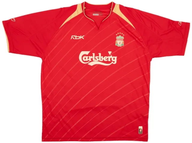 Reebok 2005-06 Liverpool CL Home Shirt - 5/10 - (XL)