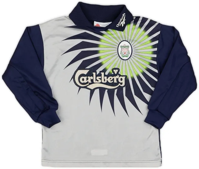 Reebok 1998-99 Liverpool GK Shirt - 9/10 - (XS.Boys)