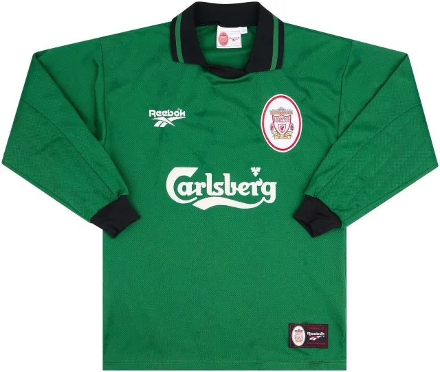 Reebok 1996-97 Liverpool GK Shirt - 6/10 - (S)