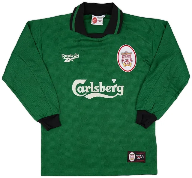 Reebok 1996-97 Liverpool GK Shirt - 8/10 - (S)