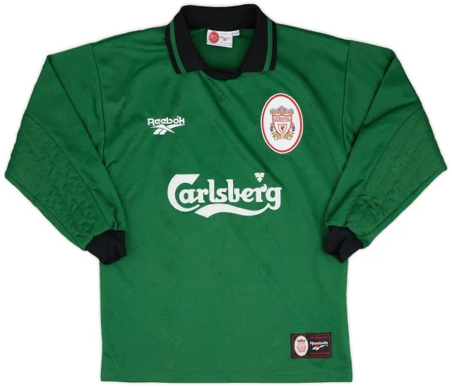 Reebok 1996-97 Liverpool GK Shirt - 9/10 - (S)