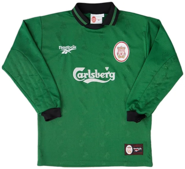 Reebok 1996-97 Liverpool GK Shirt - 8/10 - (Y)