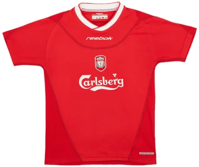 Reebok 2002-04 Liverpool Home Shirt - 8/10 - (L.Boys)