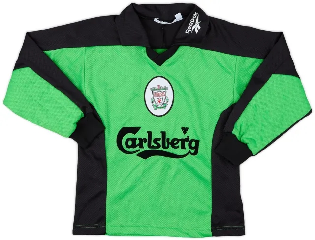 Reebok 1997-98 Liverpool GK Shirt - 9/10 - (4-5Y)