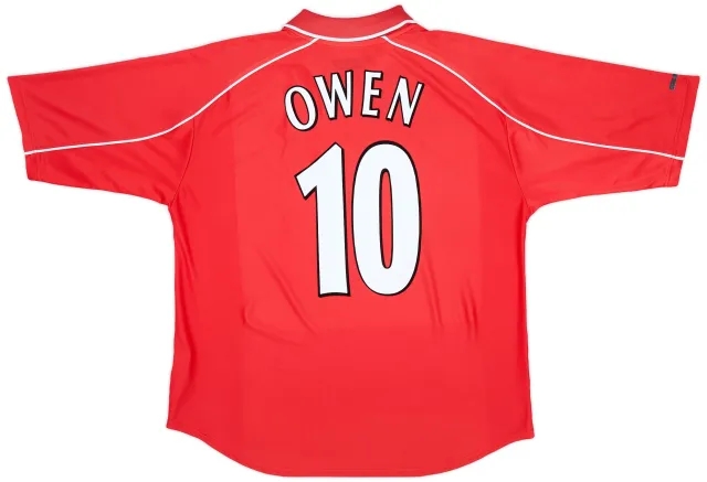 Reebok 2000-02 Liverpool Home Shirt Owen #10 - 6/10 - (L)