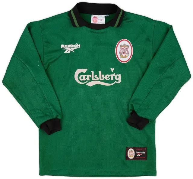 Reebok 1996-97 Liverpool GK Shirt - 6/10 - (L.Boys)