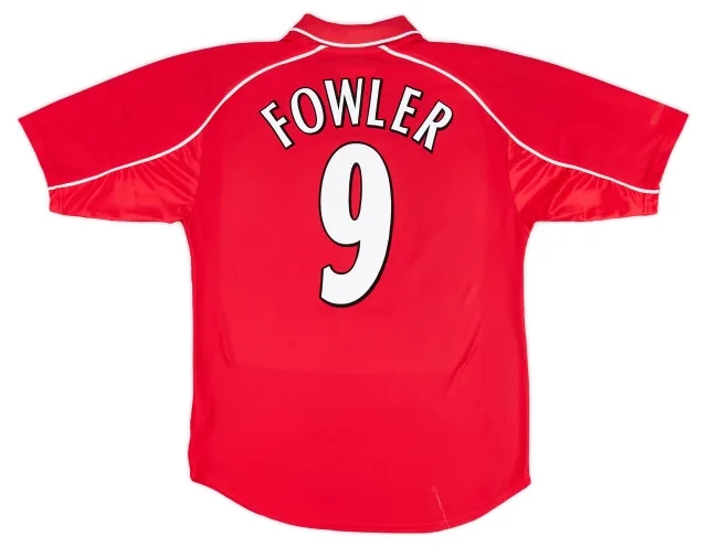 Reebok 2000-02 Liverpool Home Shirt Fowler #9 - Very Good 6/10 - (M)