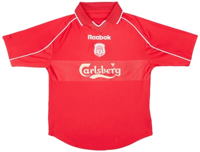 Reebok 2000-02 Liverpool Home Shirt - 8/10 - (L.Boys)