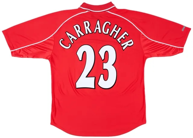 Reebok 2000-02 Liverpool Home Shirt Carragher #23 - 8/10 - (L)