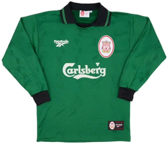 Reebok 1996-97 Liverpool GK Shirt - 8/10 - (S)