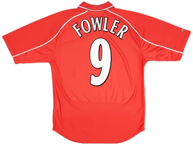 Reebok 2000-02 Liverpool Home Shirt Fowler #9 - 8/10 - (S)