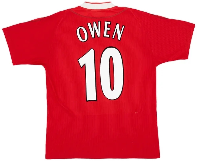 Reebok 2002-04 Liverpool Home Shirt Owen #10 - 6/10 - (M)