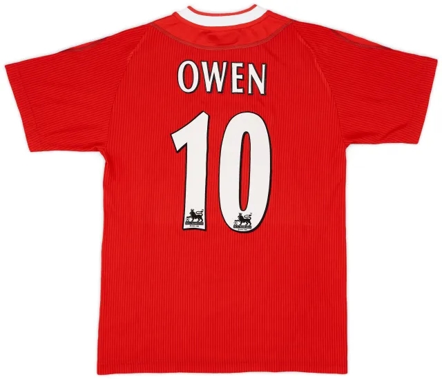 Reebok 2002-04 Liverpool Home Shirt Owen #10 - 8/10 - (XS)