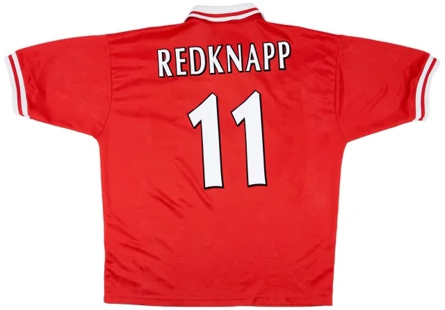 Reebok 1996-98 Liverpool Home Shirt Redknapp #11 - 8/10 - (XL)