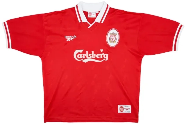 Reebok 1996-98 Liverpool Home Shirt McManaman #7 - 8/10 - (XL)