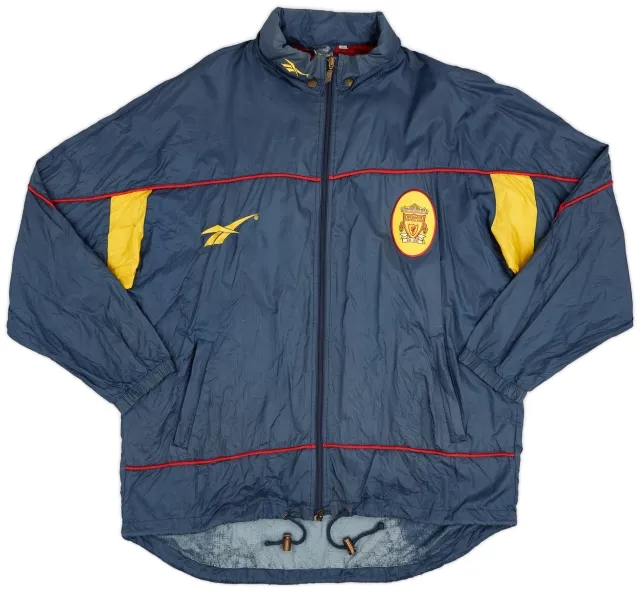 1997-98 Liverpool Reebok Hooded Rain Jacket - 7/10 - (XL)