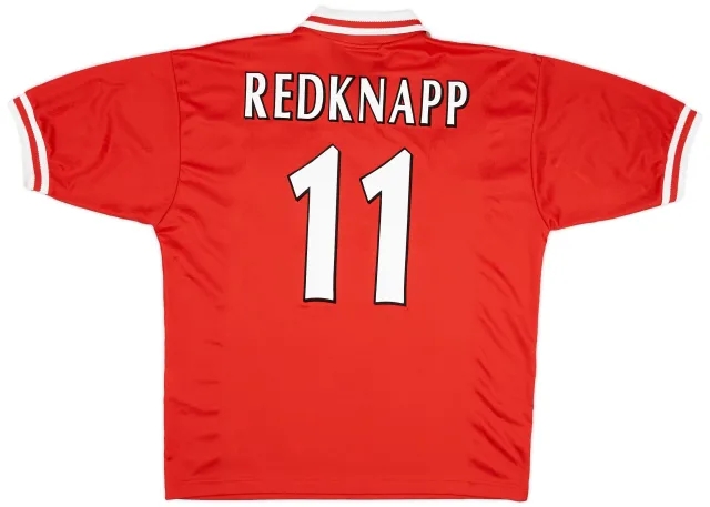 Reebok 1996-98 Liverpool Home Shirt Redknapp #11 - 9/10 - (L)