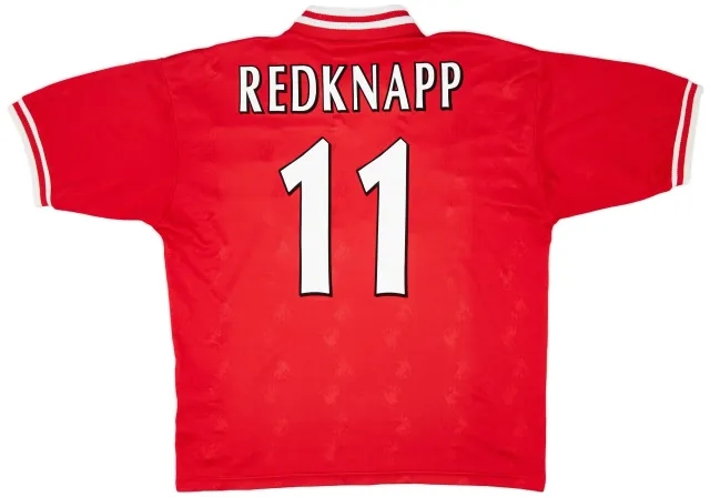 Reebok 1996-98 Liverpool Home Shirt Redknapp #11 - 6/10 - (XL)
