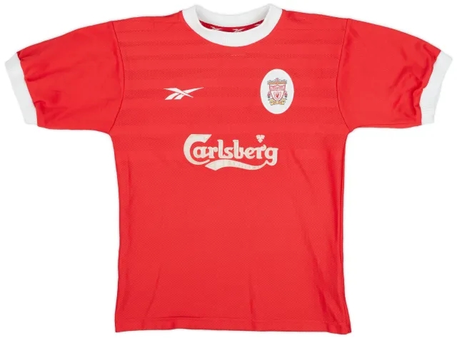 Reebok 1998-00 Liverpool Home Shirt - 6/10 - (M.Boys)