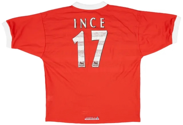 Reebok 1998-00 Liverpool Home Shirt Ince #17 - 5/10 - (L)