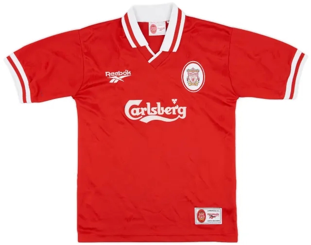 Reebok 1996-98 Liverpool Home Shirt - 7/10 - (S.Boys)
