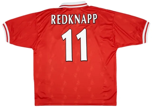 Reebok 1996-98 Liverpool Home Shirt Redknapp #11 - 7/10 - (XL)