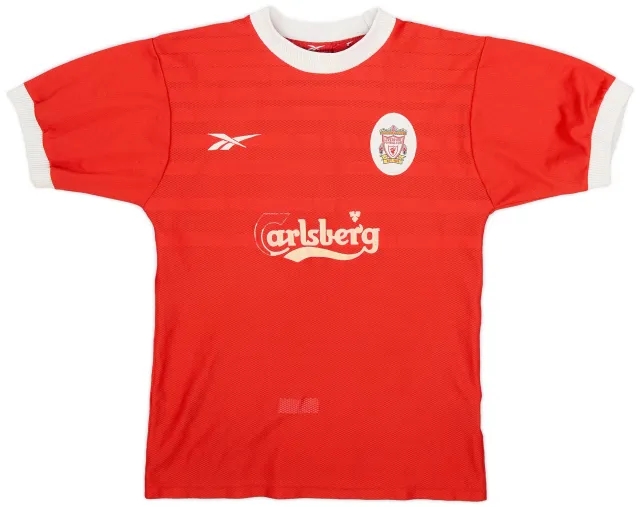 Reebok 1998-00 Liverpool Home Shirt - 4/10 - (Y)