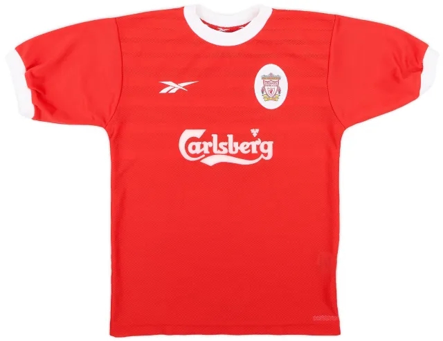 Reebok 1998-00 Liverpool Home Shirt - 8/10 - (M.Boys)
