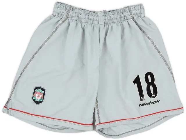 Reebok 2002-03 Liverpool Player Issue GK Shorts #18 - 8/10 - (M)