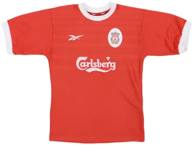 Reebok 1998-00 Liverpool Home Shirt - 9/10 - (L.Boys)