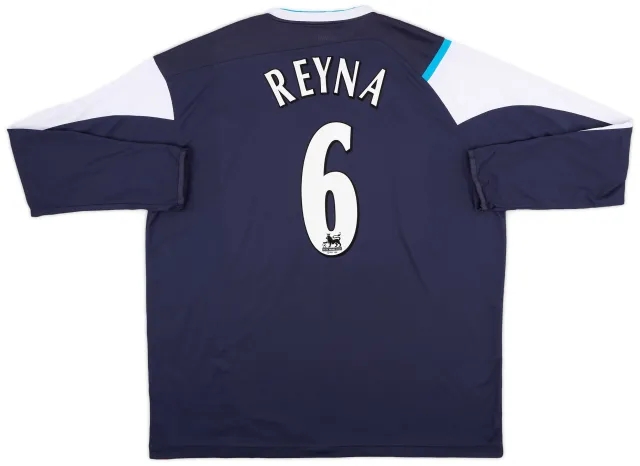 Reebok 2005-06 Manchester City Away L/S Shirt Reyna #6 - 6/10 - (XXL)