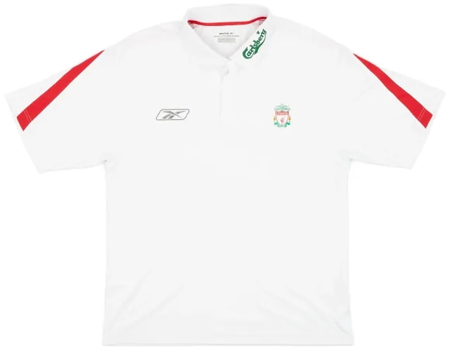 2003-04 Liverpool Reebok Polo Shirt - 8/10 - (L)