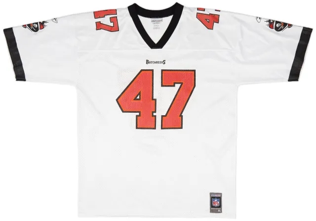 2001 Tampa Bay Buccaneers Lynch #47 Reebok Away Jersey (Very Good) XL