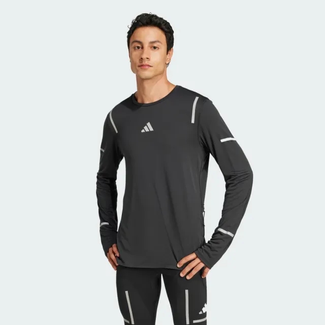adidas Men Ultimate Running Reflective Long Sleeve Tee