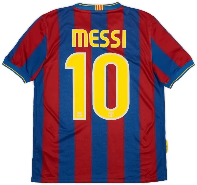 Nike 2009-10 Barcelona Home Shirt Messi #10 - 5/10 - (S)