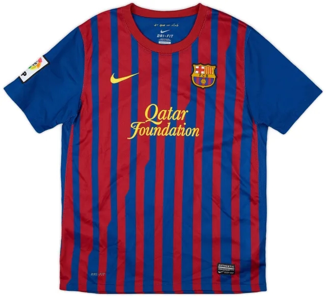 Nike 2011-12 Barcelona Home Shirt - 9/10 - (L.Boys)