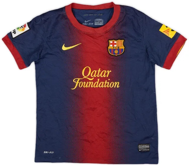 Nike 2012-13 Barcelona Home Shirt - 7/10 - (S.Boys)