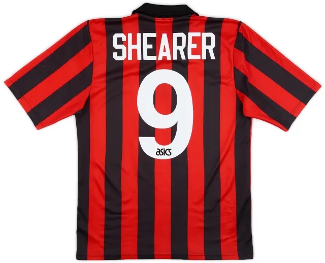 Asics 1992-94 Blackburn Away Shirt Shearer #9 - 7/10 - (M)