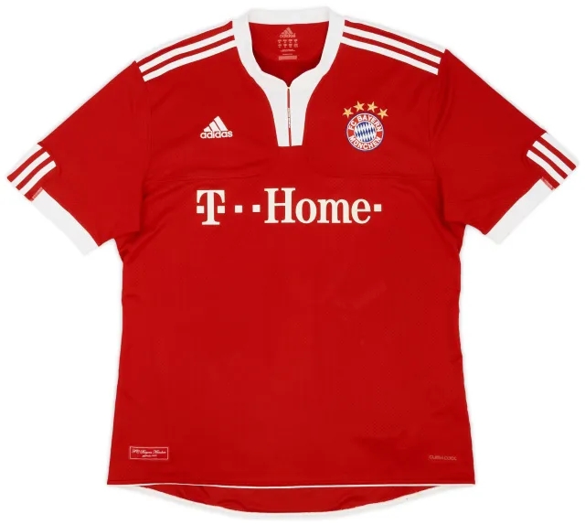 adidas 2009-10 Bayern Munich Home Shirt - 8/10 - (XL)