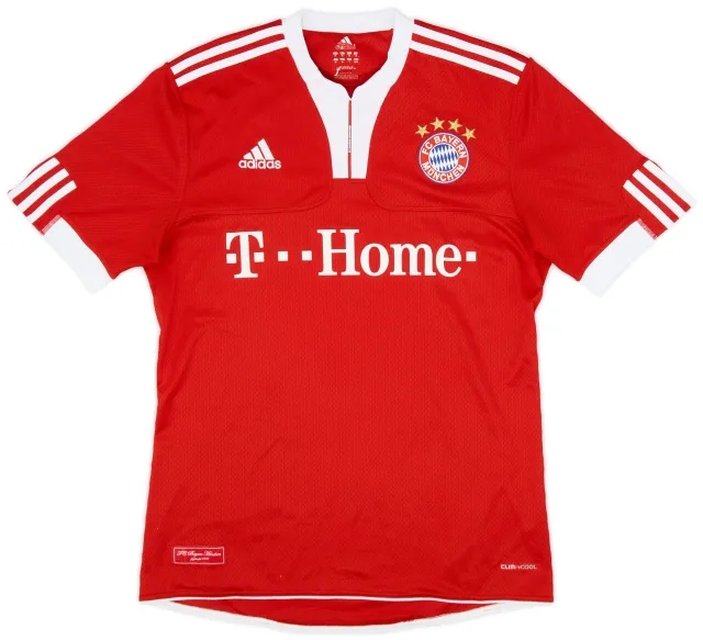 adidas 2009-10 Bayern Munich Home Shirt - 7/10 - (M)