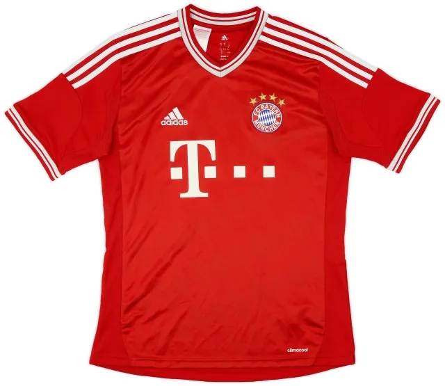 adidas 2013-14 Bayern Munich Home Shirt - 8/10 - (XL.Boys)