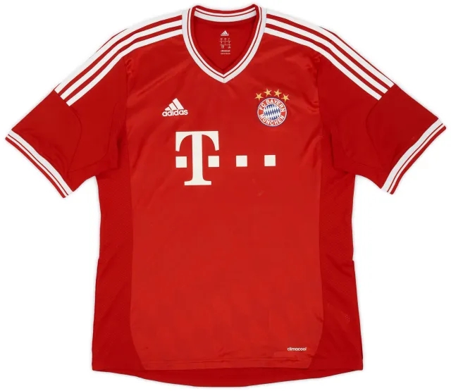 adidas 2013-14 Bayern Munich Home Shirt - 7/10 - (L)