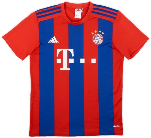 adidas 2014-15 Bayern Munich Basic Home Shirt - 8/10 - (S)