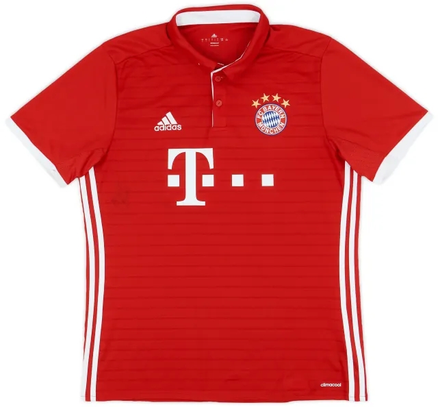 adidas 2016-17 Bayern Munich Home Shirt - 7/10 - (L)