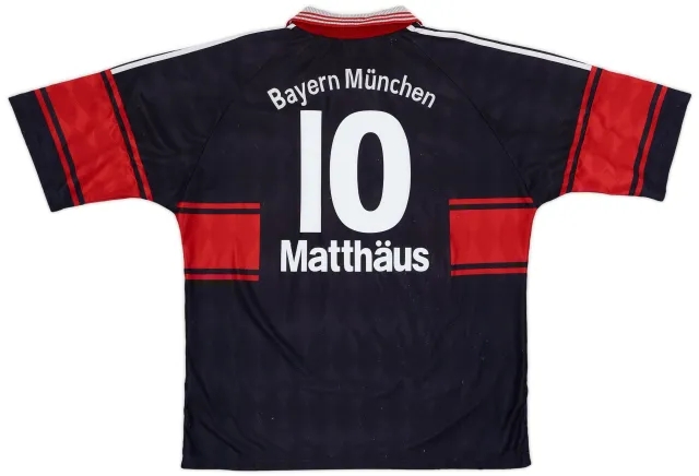 adidas 1997-99 Bayern Munich Home Shirt Matthaus #10 - 6/10 - (XXL)