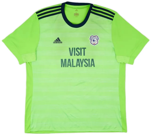 adidas 2017-18 Cardiff City Away Shirt - 4/10 - (XL)