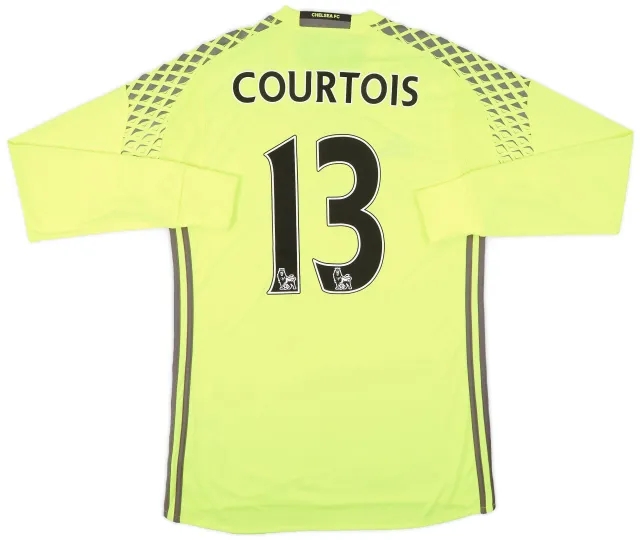 adidas 2016-17 Chelsea GK Shirt Courtois #13 (M)