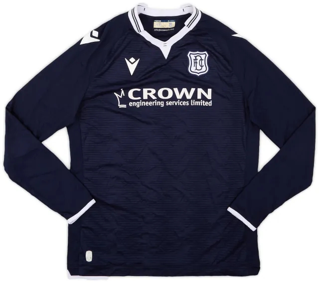 Macron 2022-23 Dundee Home L/S Shirt - 8/10 - (XL)