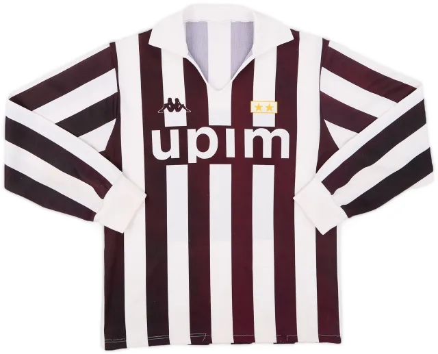 Kappa 1991-92 Juventus Basic Home L/S Shirt #11 - 6/10 - (S)