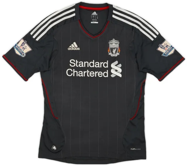 adidas 2011-12 Liverpool Away Shirt #11 - 7/10 - (S)